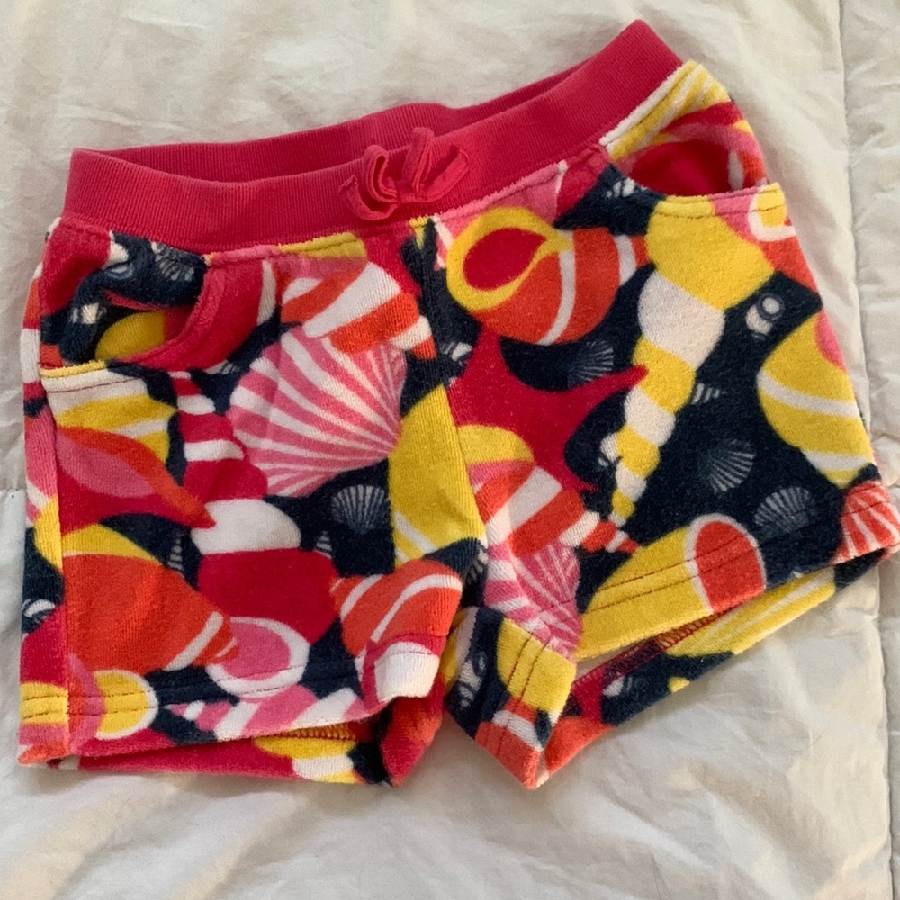 Janie and Jack seashell terry cloth shorts